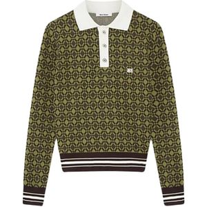 Wales Bonner, Dames, Tops, Groen, Maat: M Katoen,