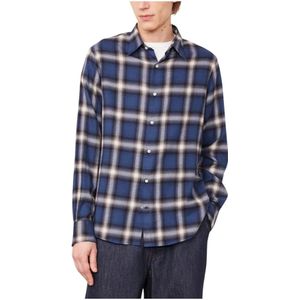 Officine Générale, Heren, Overhemden, Veelkleurig, Maat: M Katoen,