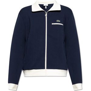 Lacoste, Heren, Sweatshirts & Hoodies, Blauw, Maat: M Katoen,
