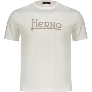 Herno, Heren, Tops, Wit, Maat: XS Katoen,