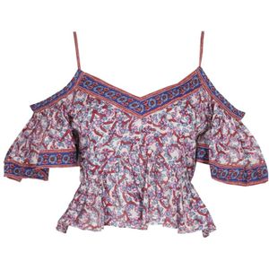 Marant étoile, Dames, Blouses & Shirts, Veelkleurig, Maat: S Katoen,