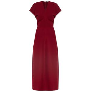 Anine Bing, Dames, Jurken, Rood, Maat: XS Viscose,