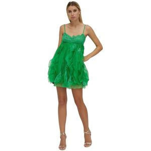 Ermanno Scervino, Dames, Jurken, Groen, Maat: XS Zijde,