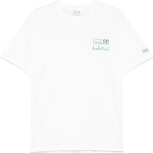 MC2 Saint Barth, Heren, Tops, Wit, Maat: L Katoen,