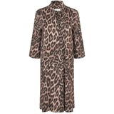 Dea Kudibal Jurk 'Kamilles'  lichtbruin / zwart