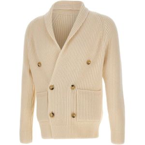 Gran Sasso, Heren, Truien, Wit, Maat: 2XL Wol,