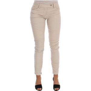 Ermanno Scervino, Dames, Jeans, Beige, Maat: XS Corduroy,