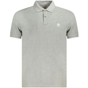 Timberland - Poloshirt - Grijs - Katoen - Slim Fit - Korte Mouwen