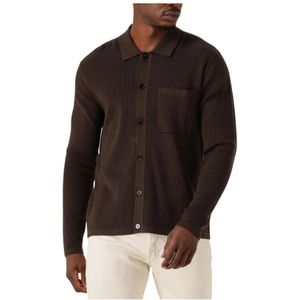 Anerkjendt - Aksvend Needle Rib Knit - Cardigan - Bruin