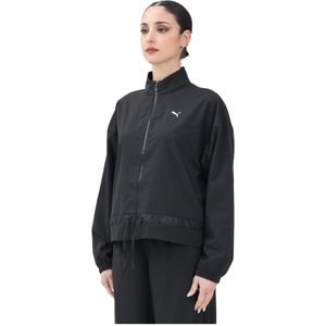 Puma, Dames, Jassen, Zwart, Maat: L Poliester,