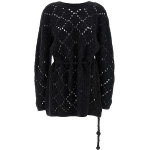 Isabel Marant, Dames, Jurken, Zwart, Maat: XS Mohair,