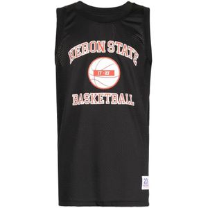 Heron Preston, Heren, Tops, Zwart, Maat: L Poliester,