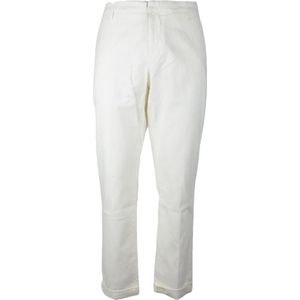 Dondup, Heren, Broeken, Wit, Maat: W30 Katoen,