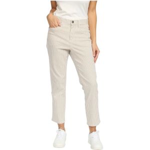 2-Biz, Dames, Broeken, Beige, Maat: S