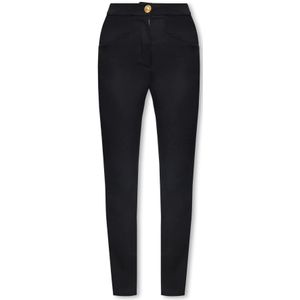 Balmain Wollen broek , Black , Dames , Maat: M