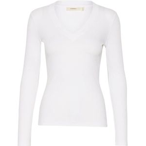 InWear, Dames, Tops, Wit, Maat: 3XL Katoen,