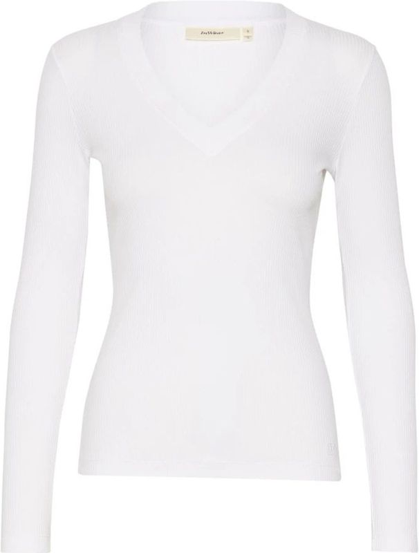 InWear, Dames, Tops, Wit, Maat: 3XL Katoen,