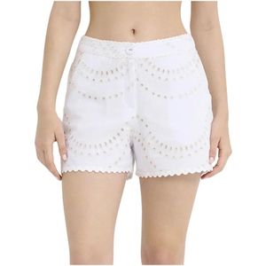 Charo Ruiz Ibiza, Dames, Korte broeken, Wit, Maat: XS