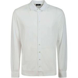 Herno, Heren, Overhemden, Beige, Maat: XL Katoen,