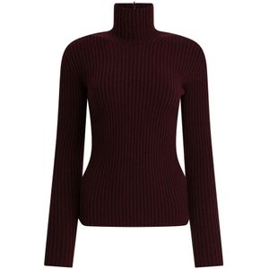 Max Mara, Dames, Truien, Bruin, Maat: S Wol,