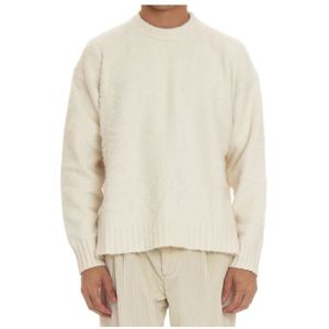 Roberto Collina, Heren, Truien, Beige, Maat: M Katoen,