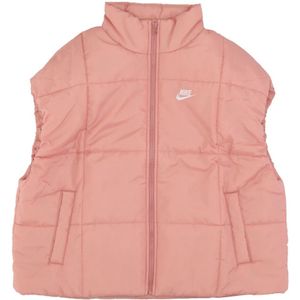 Nike - Mouwloze Donsjas - Roze - Dames - Polyester