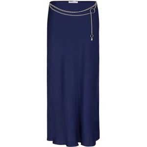 Rabanne, Dames, Rokken, Blauw, Maat: M