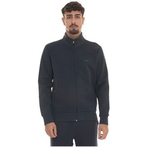 Hugo, Heren, Sweatshirts & Hoodies, Blauw, Maat: 2XL Katoen,