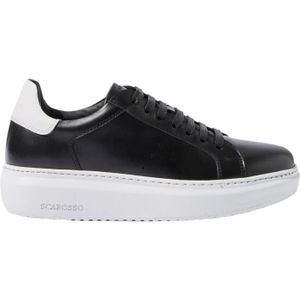 Scarosso, Dames, Schoenen, Zwart, Maat: 35 EU Leer,