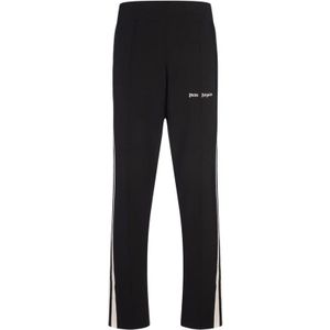 Palm Angels, Heren, Broeken, Zwart, Maat: XL Wol,