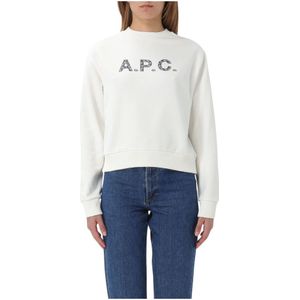 A.p.c., Dames, Truien, Beige, Maat: M Katoen,