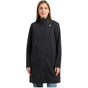 K-Way, Dames, Mantels, Zwart, Maat: L Nylon,