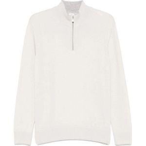 Eleventy, Heren, Truien, Wit, Maat: 2XL Kasjmier,