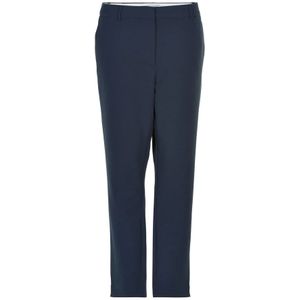 IN Front, Dames, Broeken, Blauw, Maat: XL Leer,