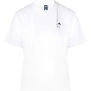 Adidas by Stella McCartney, Dames, Tops, Wit, Maat: S
