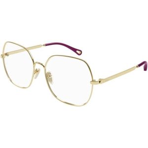 Chloé, Dames, Accessoires, Geel, Maat: 57 MM Nylon,
