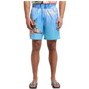 Carlo Colucci - Luxe Comfort Shorts - Blauw