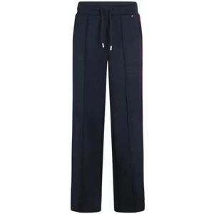 Tommy Hilfiger, Dames, Broeken, Blauw, Maat: S Viscose,