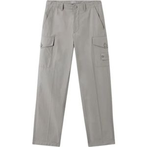 Stone Island, Heren, Broeken, Grijs, Maat: W31