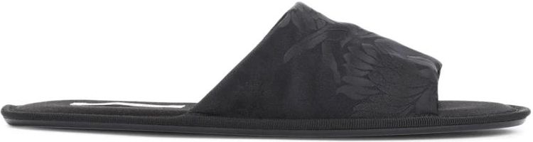 The Row - Frances - Open Toe Slippers - Zwart