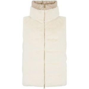 Herno, Dames, Jassen, Wit, Maat: S Polyamide,