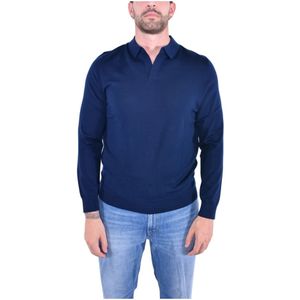 MC2 Saint Barth, Heren, Truien, Blauw, Maat: L Wol,