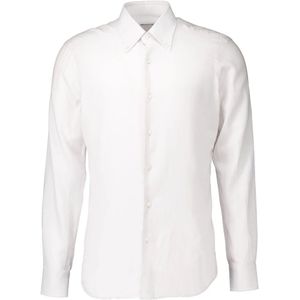 Barba Napoli, Heren, Overhemden, Wit, Maat: XL Katoen,