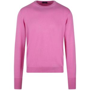 Drumohr, Heren, Truien, Roze, Maat: 2XL Kasjmier,