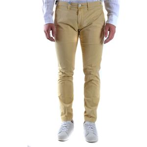 Jacob Cohën, Heren, Broeken, Geel, Maat: W33 Denim,