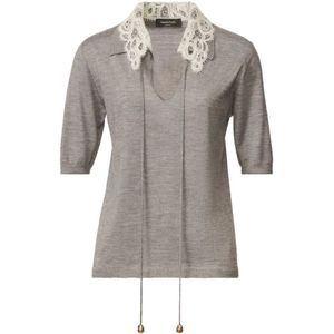 Fabiana Filippi, Dames, Tops, Grijs, Maat: S