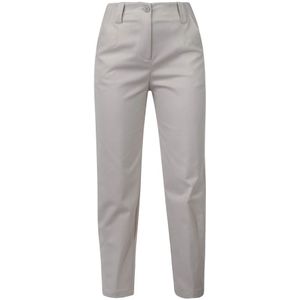 Alessia Santi, Dames, Broeken, Beige, Maat: XS Leer,