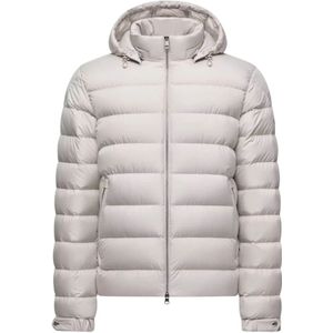 Moncler, Heren, Jassen, Beige, Maat: XL Poliester,