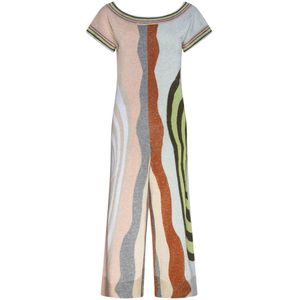 Circus Hotel, Dames, Jumpsuits & Playsuits, Veelkleurig, Maat: 2XS Viscose,