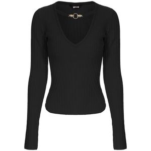 Just Cavalli, Dames, Truien, Zwart, Maat: XS